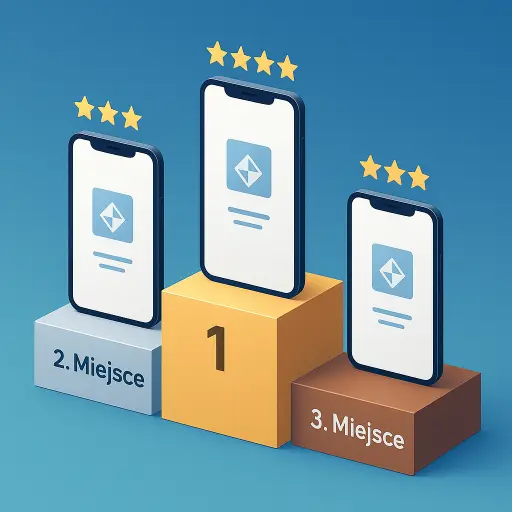 Ranking i porównanie najlepszych aplikacji mobilnych bukmacherów z ocenami i podium zwycięzców